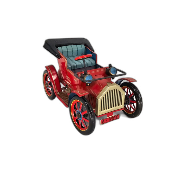 Vintage Lever Action Modern Toy Car Bright Red Made in Japan - Picture 4 of 13